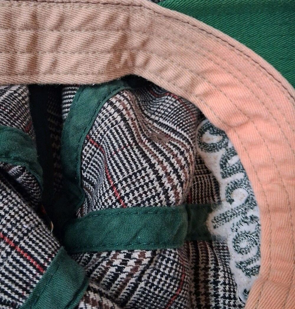 Vintage Reebok Green Bay Packers Old Orchard Beach Plaid Hat Gridiron OSFA - Picture 10 of 10